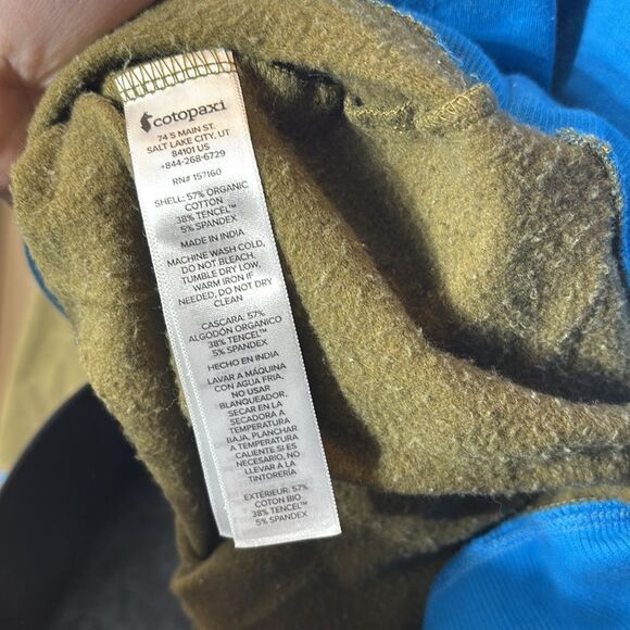 Cotopaxi men’s xl bandera organic sweatshirt colorblock mid layer retro look - Picture 7 of 7